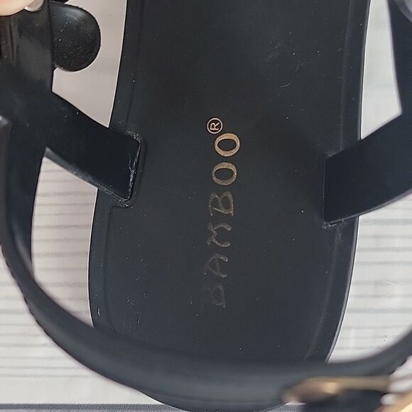 Bamboo floral slingback thong sandals Women's Size 8 ( Euro 38 ) - Picture 7 of 10